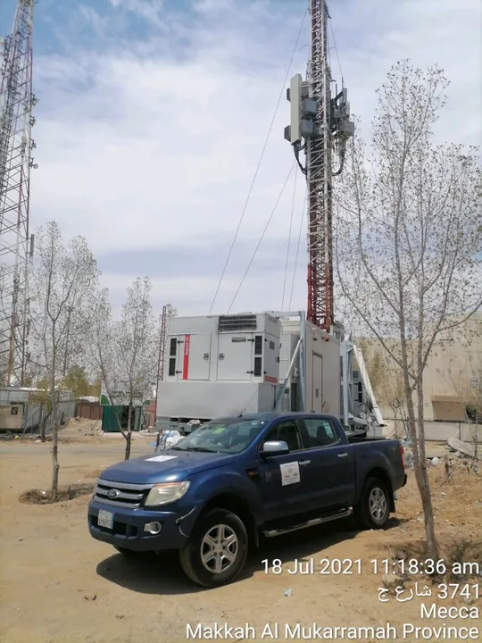 Generator supporting a COW site
